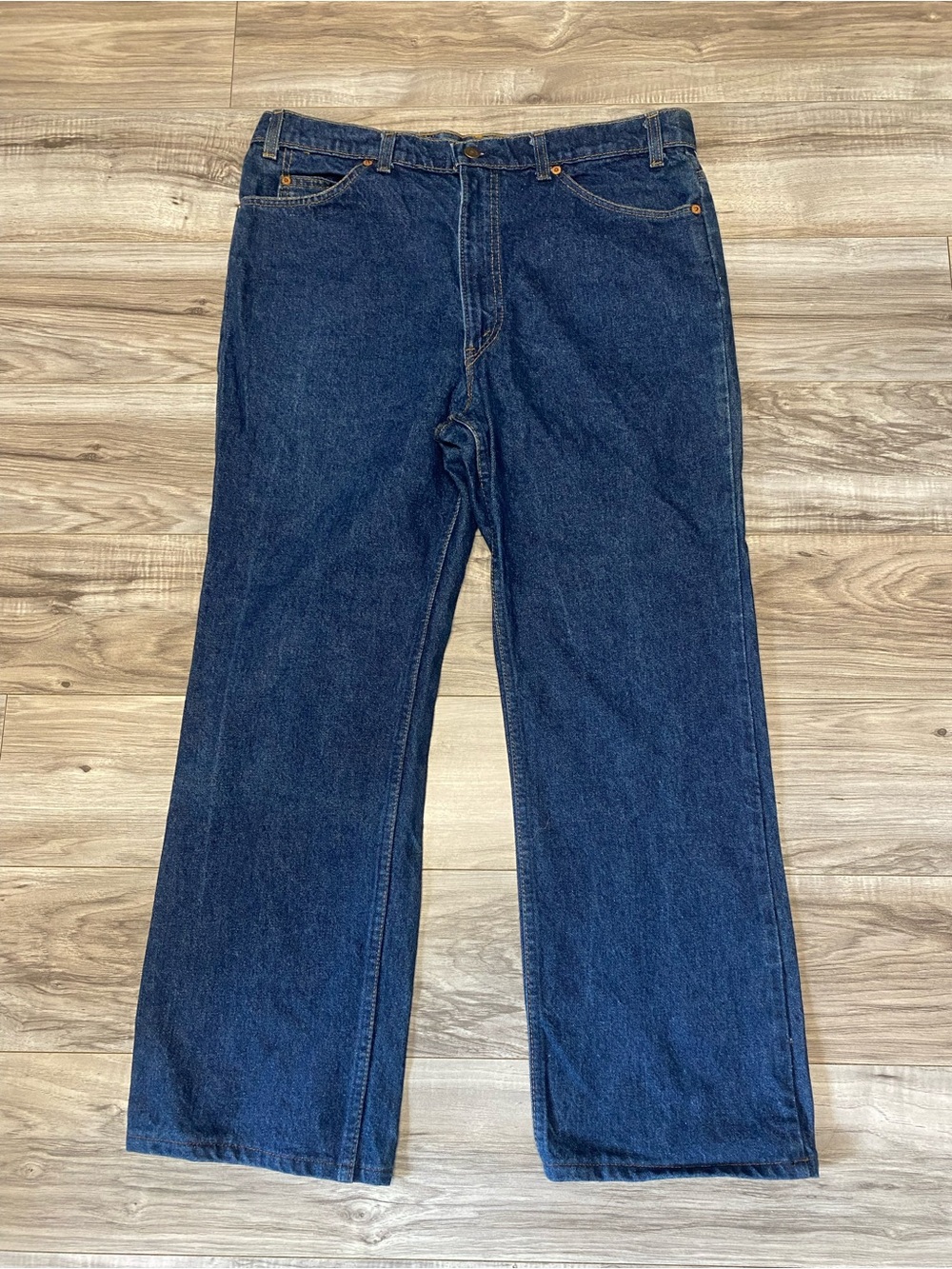 Vintage Levis 517 Orange Tab Jeans Mens 38x30  Dark Wash Denim 1988 USA Cotton